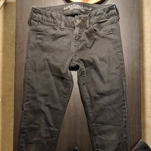 Faded style black American Eagle jeans